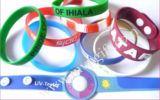 fashion silicone wristband(m-wb01)