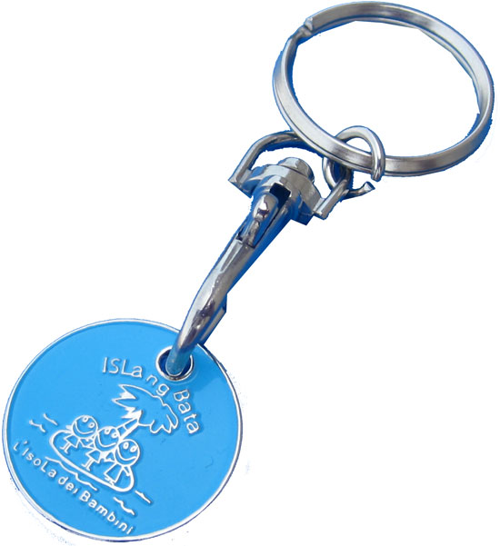 trolley coin keyring(m-tc06)