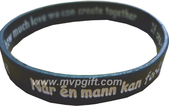 bespoken promotion wrist band(m-sw07)