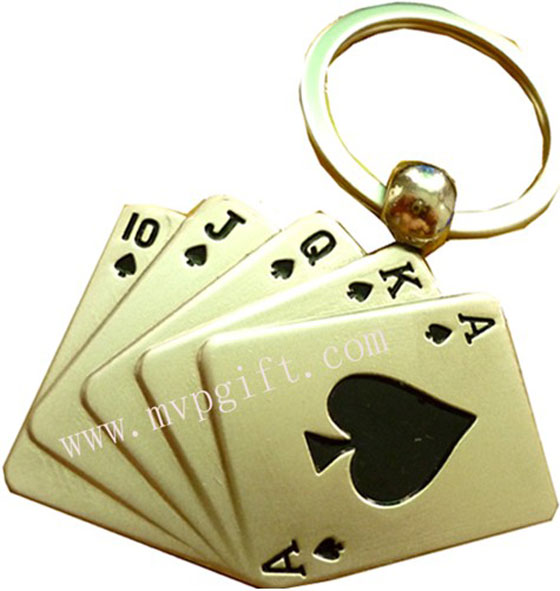 plating card key chain(m-mk22)
