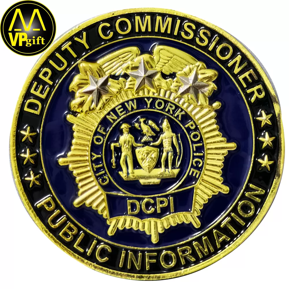 metal 3d challenge coin