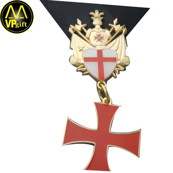 Custom metal 3d logo enamel gold awards gift religious medal