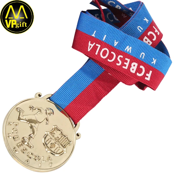 China custom metal 3d gold awards gift soccer football medal
