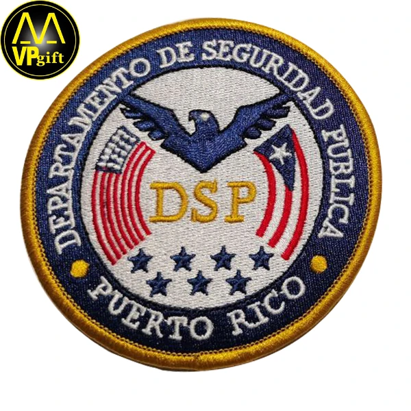 China custom textile fabric woven embroidery army military patch