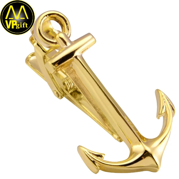 Custom brass enamel promotion vip gift silver gold tie bar