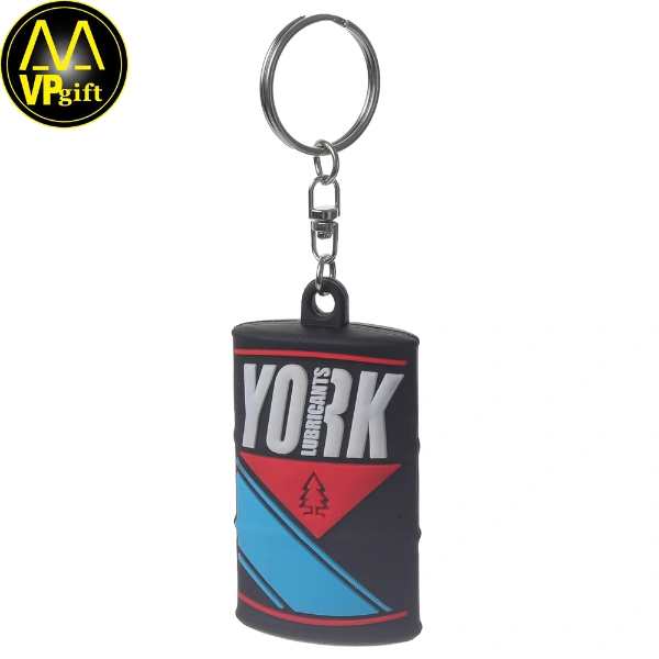 China wholesale custom plastic rubber pvc souvenir gift YORK key holder