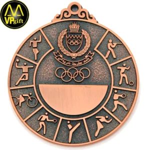Marathon sports medal 1 m mm07