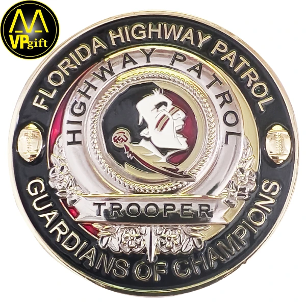 Custom metal copper gold us army marine air force navy fbi cia police military challenge coin
